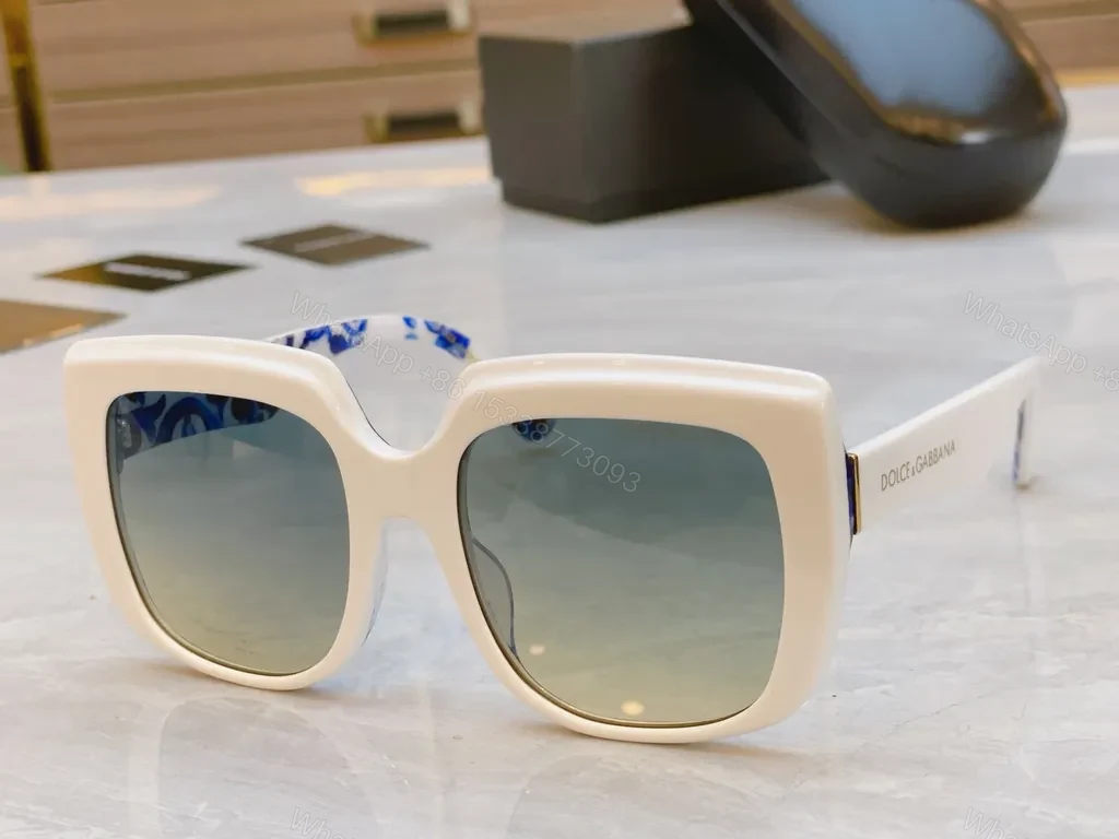 View 2 of Dolce & Gabbana Oversized Sunglasses: Glossy Black, Gradient Lenses
