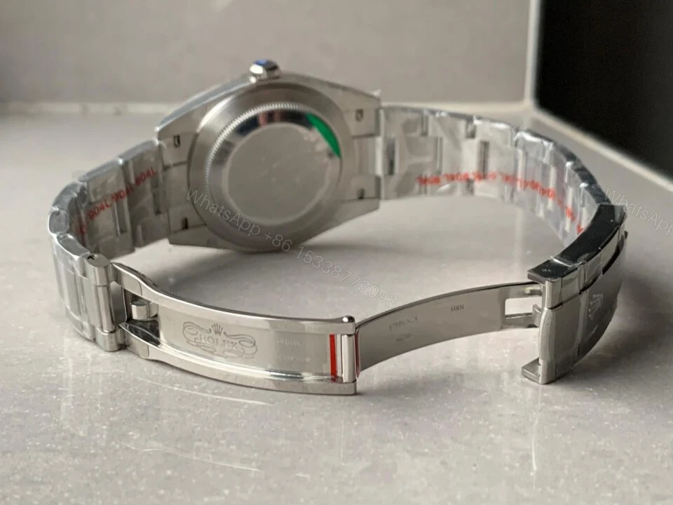 View 8 of EW FACTORY 1:1 Rolex OYSTER PERPETUAL BRIGHT BLACK DIAL41MM Asian A3230