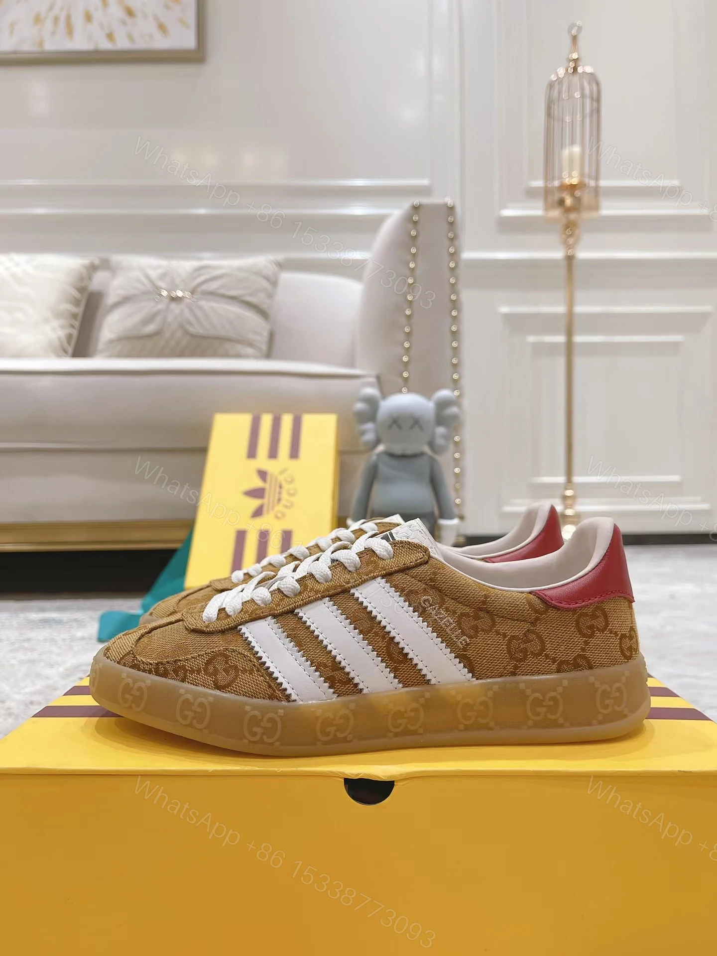 GG × Adidas Gazelle — view 1