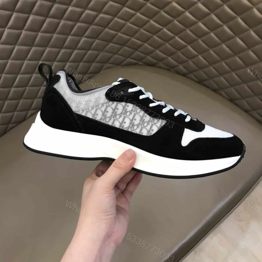 View 2 of DIOR B25 OBLIQUE BLACK SUEDE RUNNER – CD37