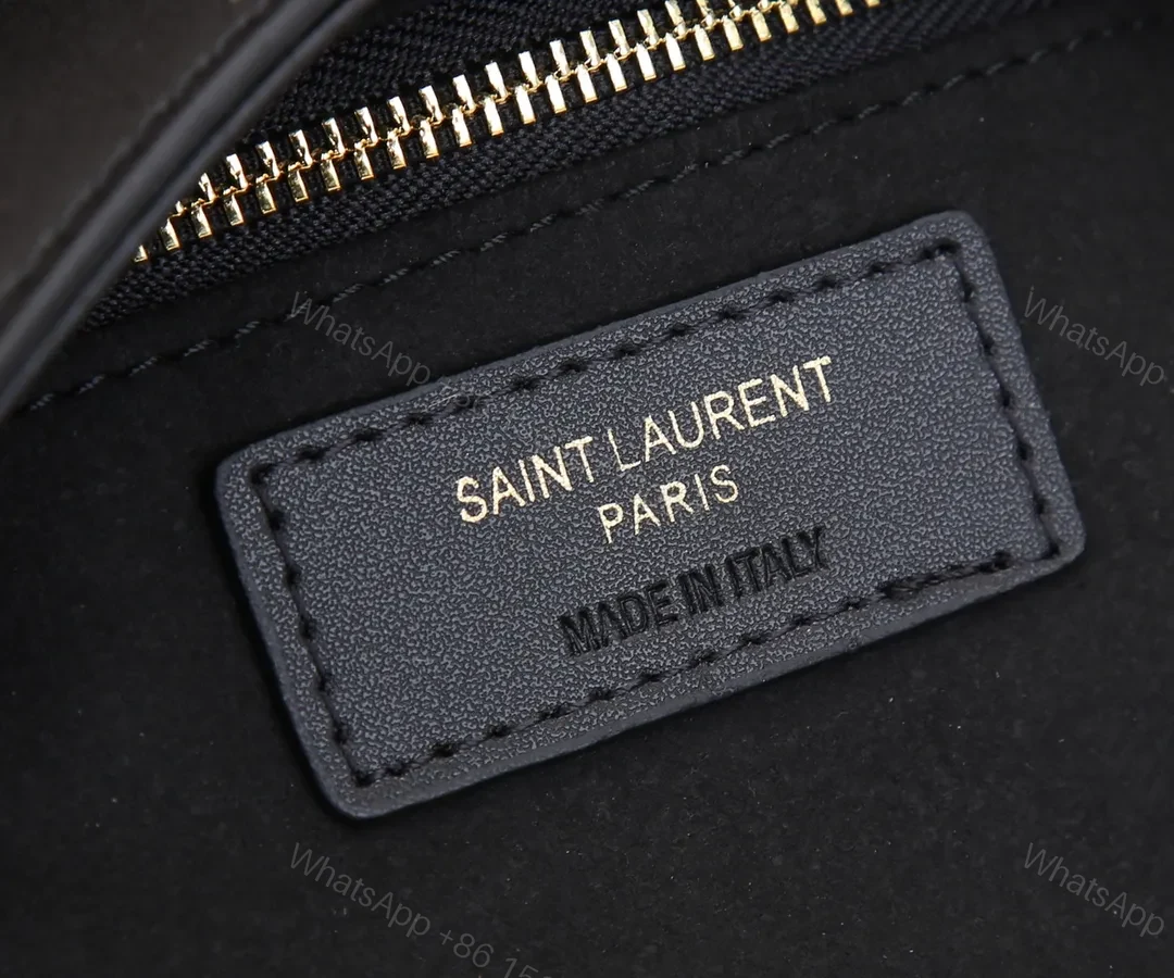 View 5 of Saint Laurent Smooth Calfskin Le 5 A 7 Mini Hobo Black