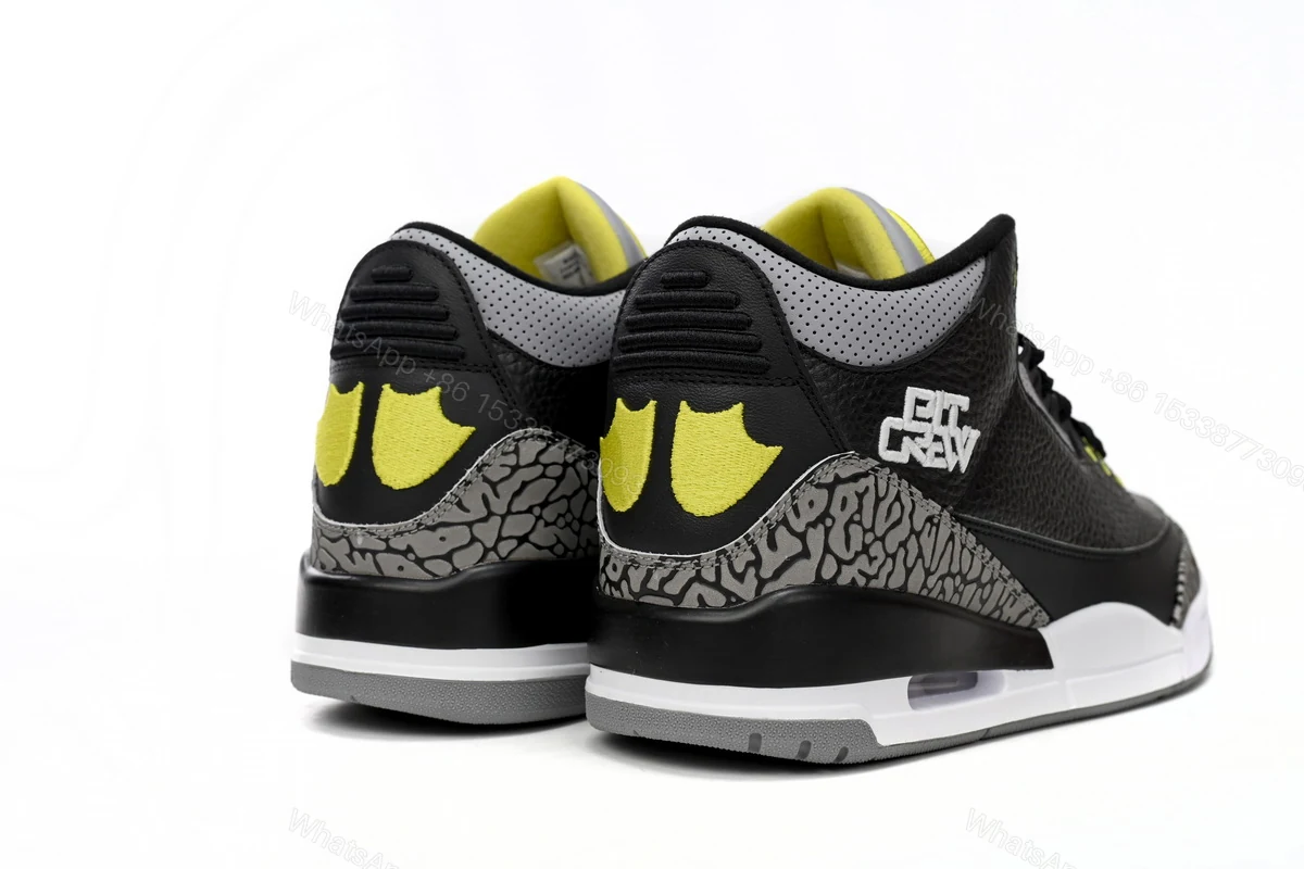 View 5 of Air Jordan 3 Retro Pine Black Grey H011-MNJDLS-5