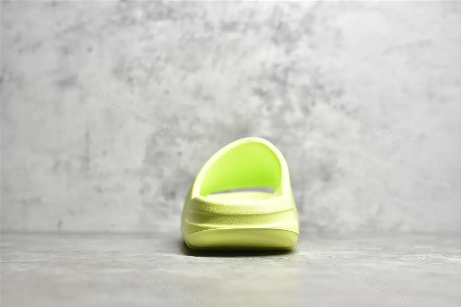 View 7 of UA Yeezy Slide “Glow Green” Reps