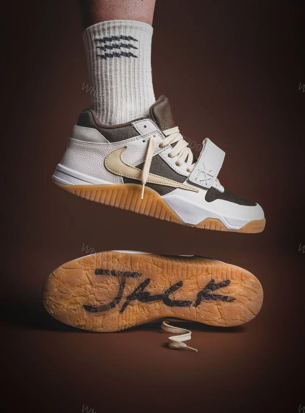 View 3 of FIRST COPY AIR JORDAN JUMPMAN JACK TR TRAVIS SCOTT
