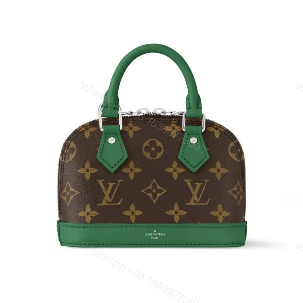 Louis Vuitton Mini Alma Monogram Canvas Mix With Green 18Cm M83204 — view 1