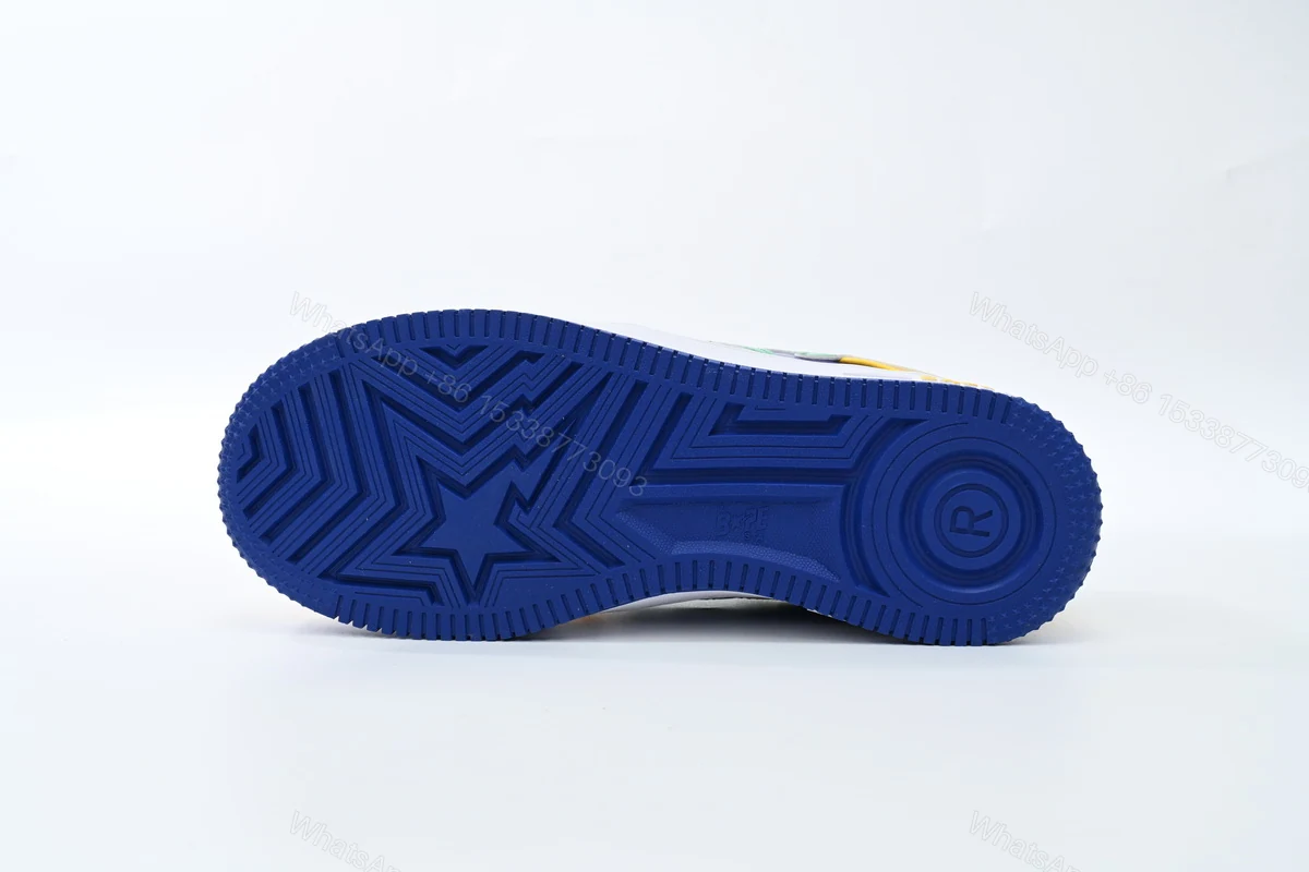 View 5 of Cheap Fake Bape Sta Low Black Yellow Green Orchid 1180 191 004 A
