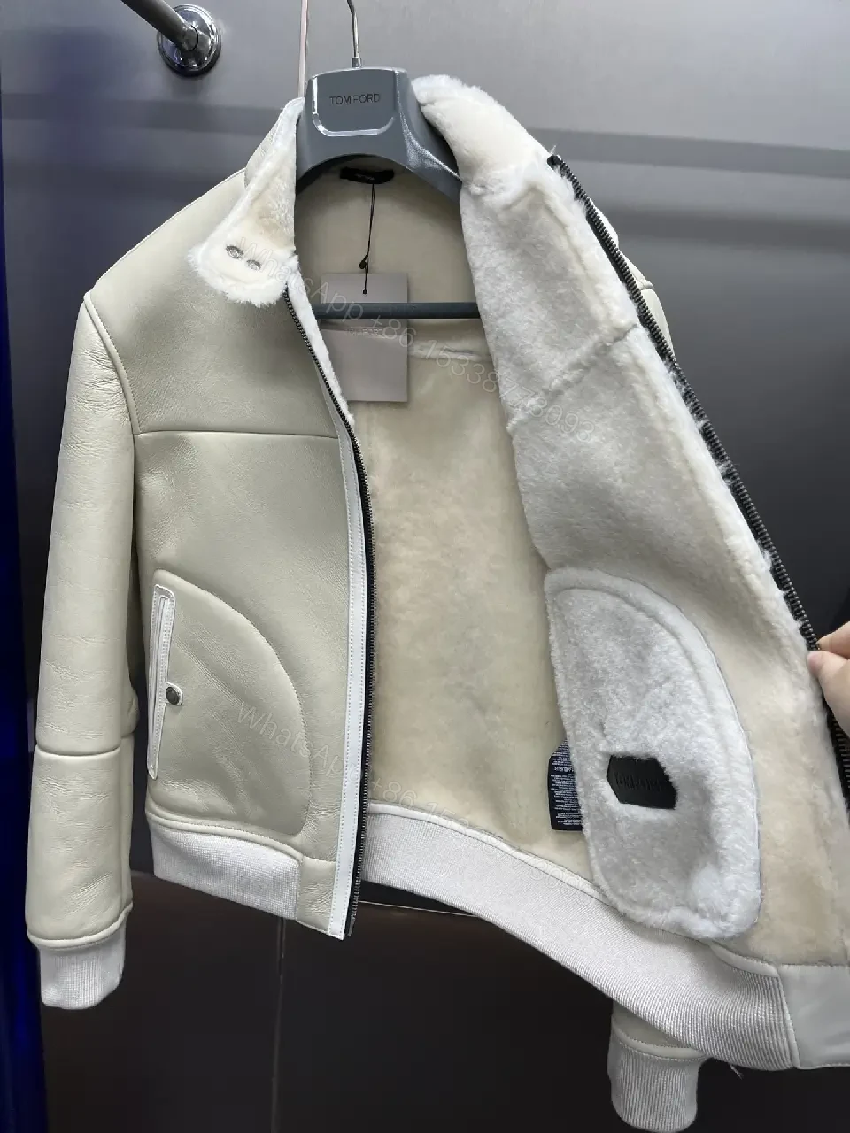 View 9 of Cozy Luxury Bomber Jacket: Plush Texture, All‐Season Style