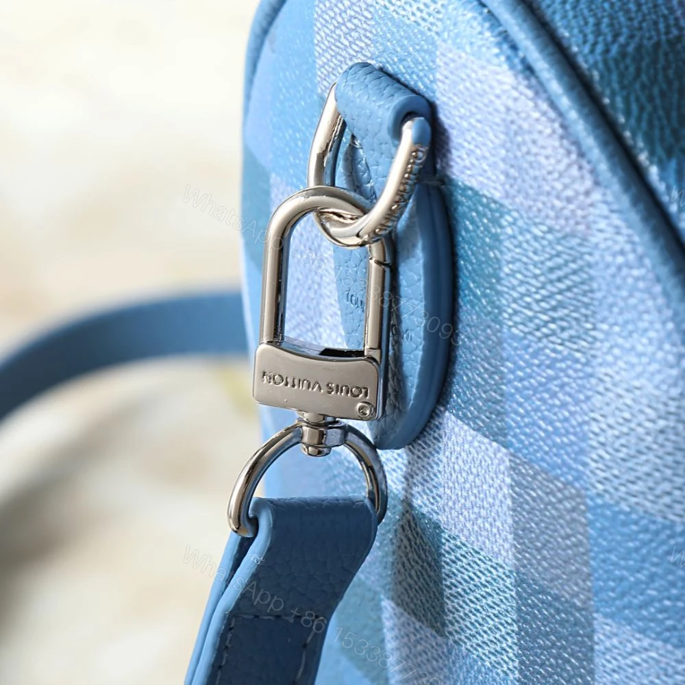 View 6 of Louis Vuitton Speedy 30 Bandoulière Blue 34Cm M28978