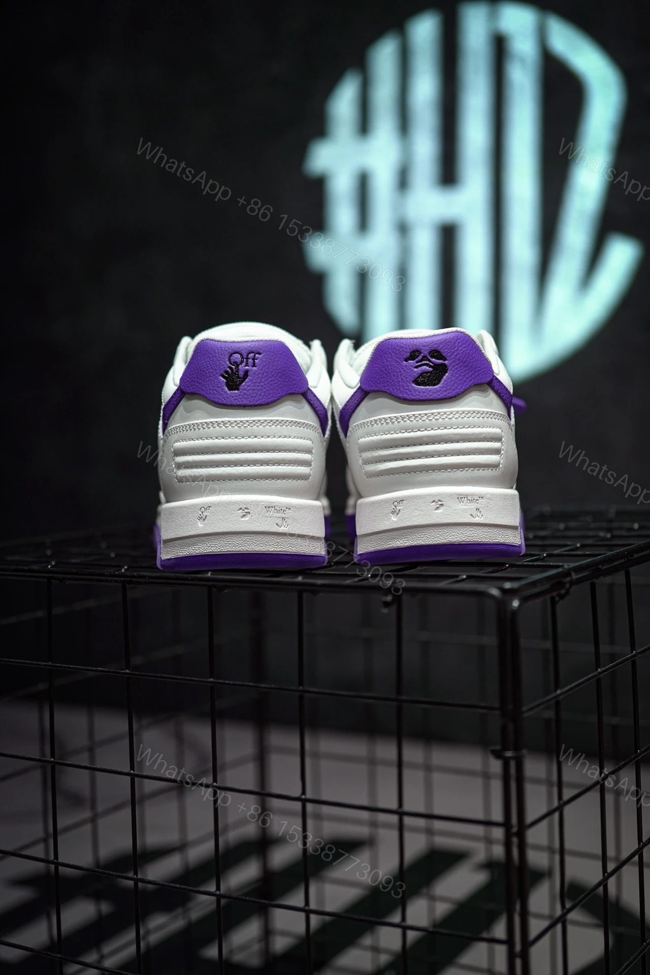 View 6 of OFF-WHITE Out Of Office White Purple