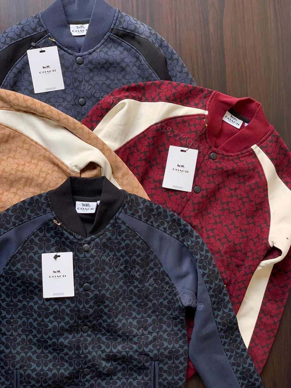 View 8 of FIRST COPY COACH PREMIUM OPEN BUTTONS FLEECE JACKET