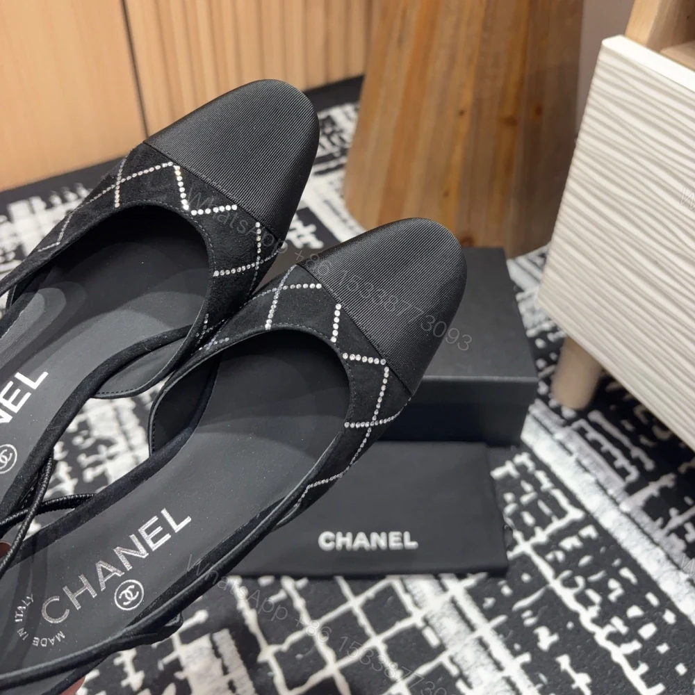 View 4 of 高仿Chanel*25C系列G31321小羊皮休閒單鞋黑色6.5CM免檢版
