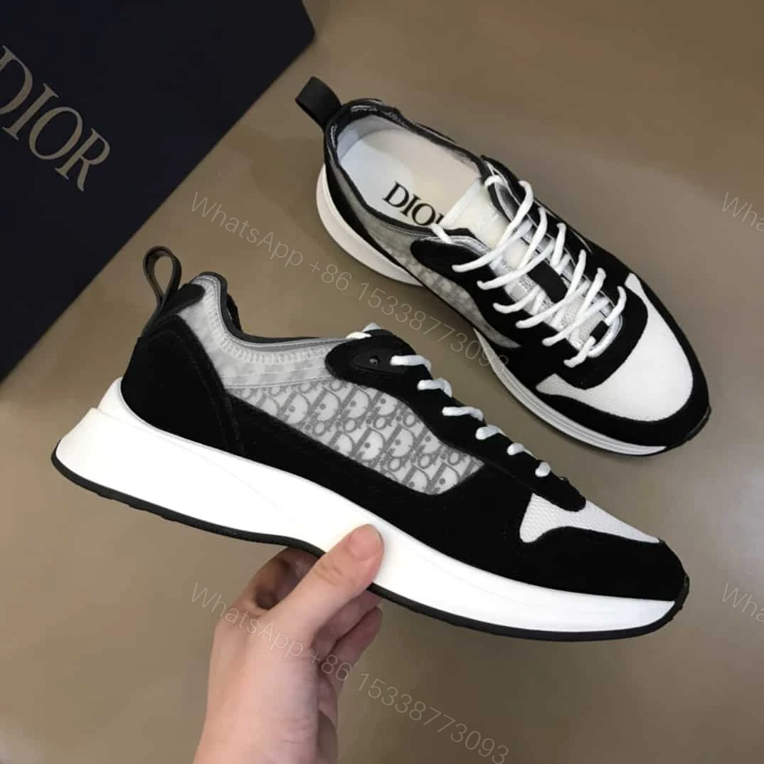 View 6 of DIOR B25 OBLIQUE BLACK SUEDE RUNNER – CD37