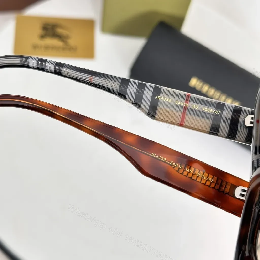 View 8 of Plaid Frame Sunglasses – Premium Acetate, Polarized UV400 protection