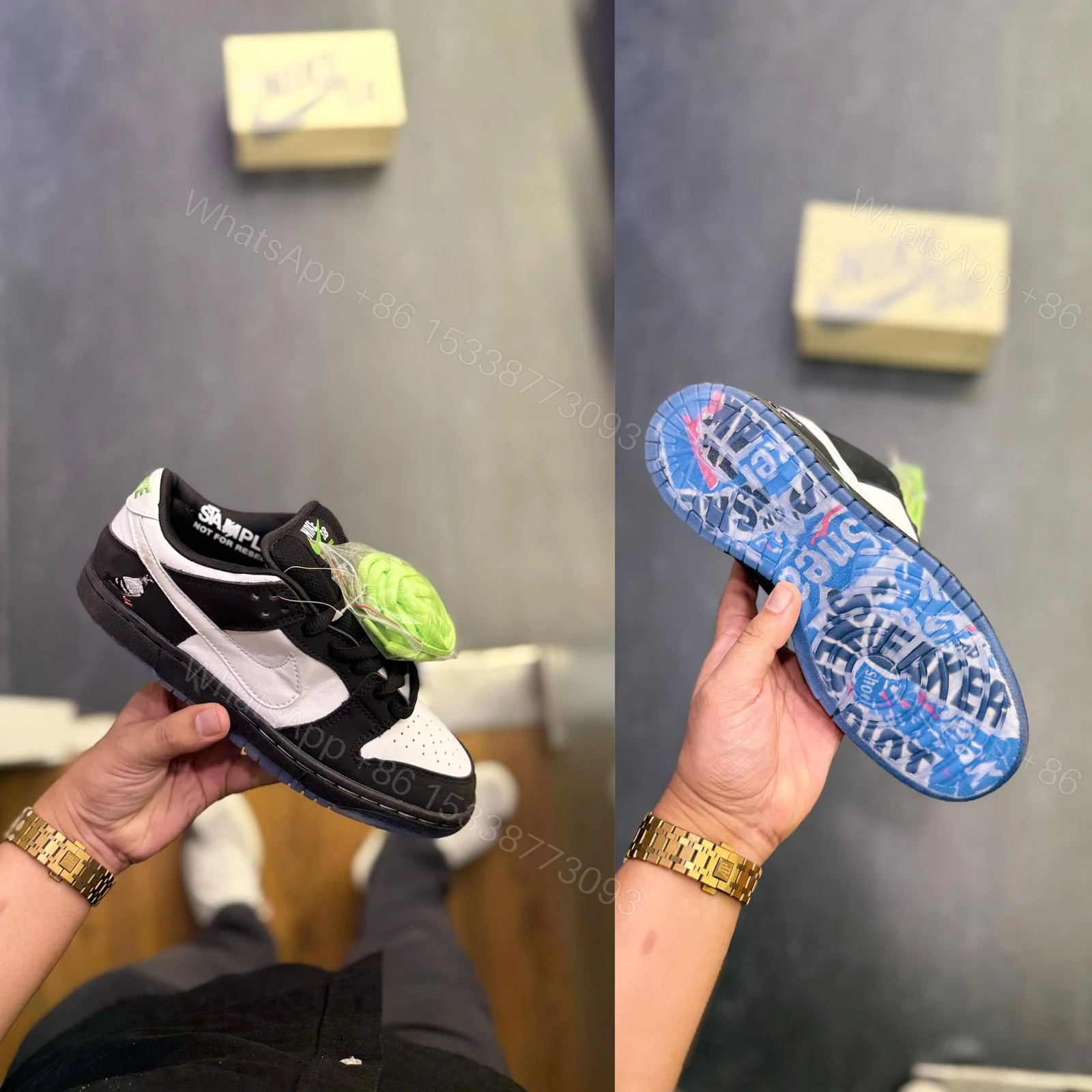 FIRST COPY NIKE SB DUNK NYC PIGEON 3 PANDA — view 1