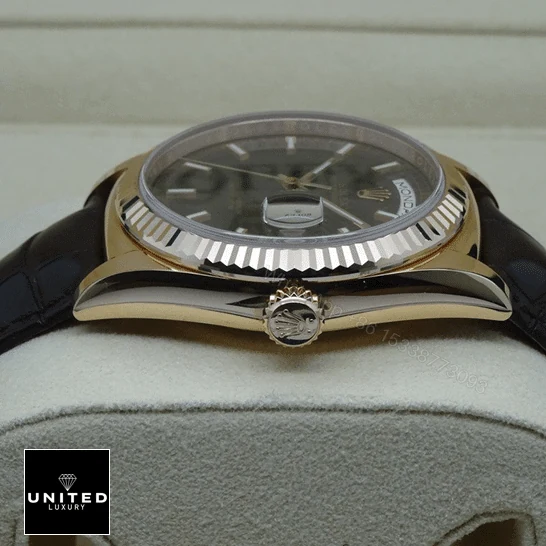 View 13 of Rolex Day-Date 118135 V5 Brown Dial Replica