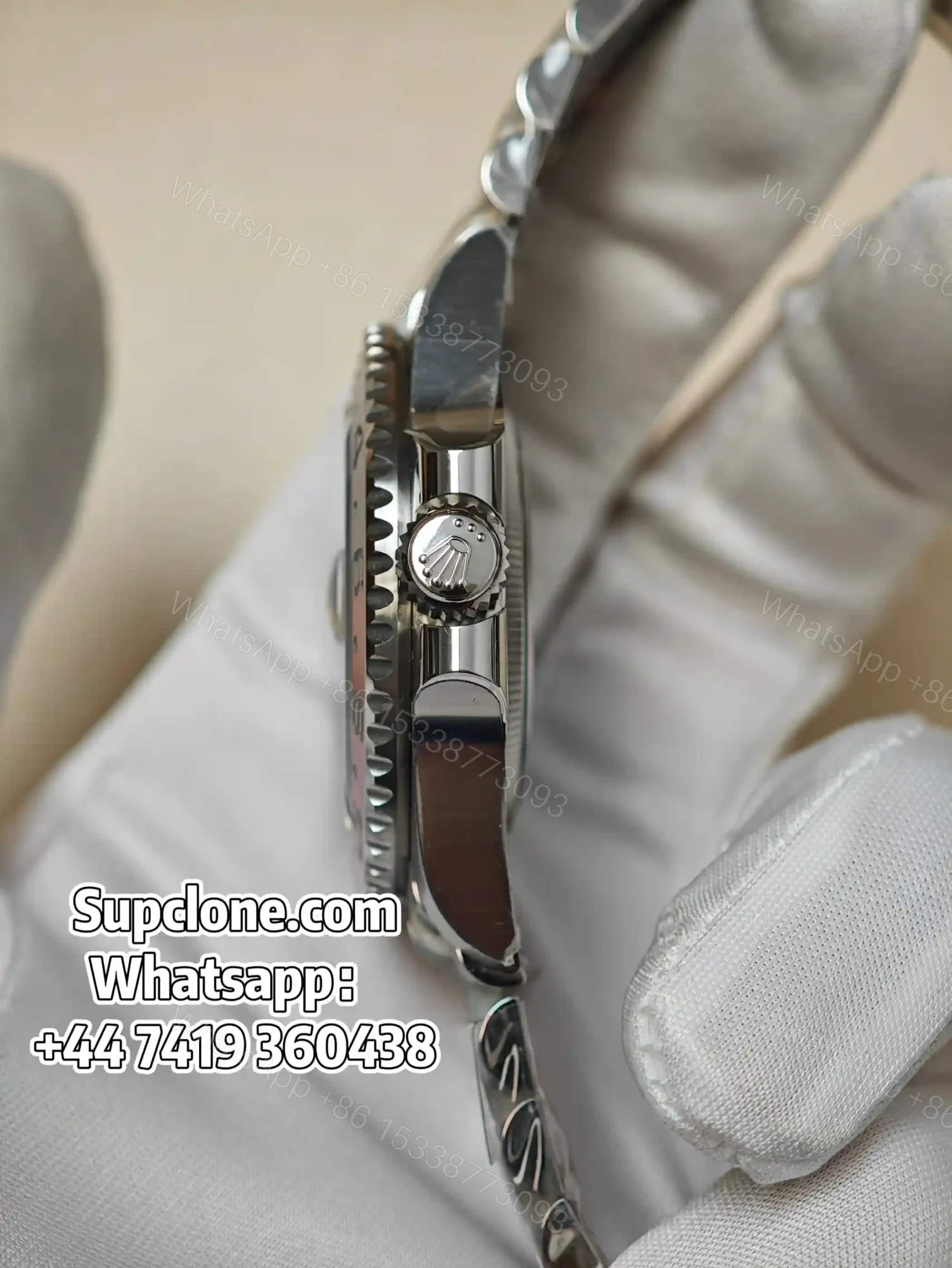 View 11 of Rolex Super Clone Watches 1:1 Pepsi GMT-Master II 126710BLRO Jubilee 3285 Movement V3