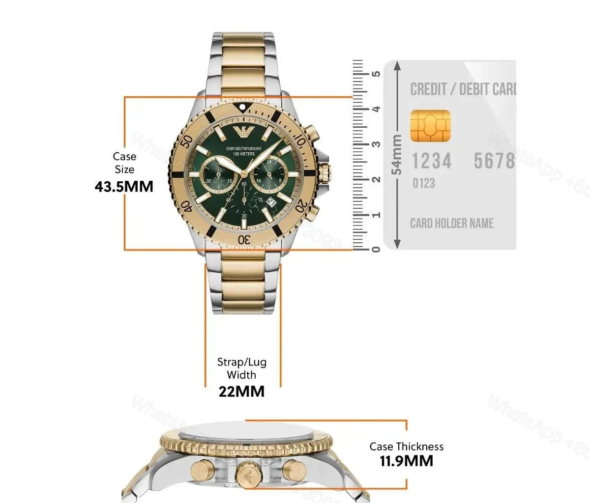 View 4 of Emporio Armani AR11586 Chronograph