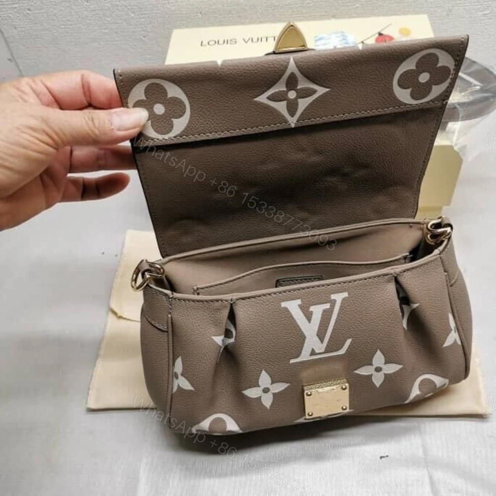View 5 of Louis Vuitton Favorite Bicolor Monogram Empreinte Beige 24Cm M45836