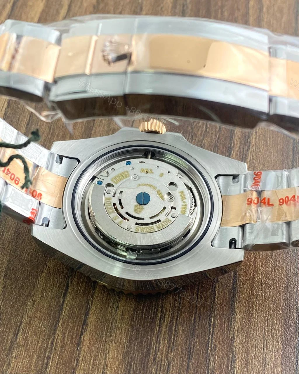 View 4 of Rolex Gmt Tu Tone Black Dial Swiss Semi ETA 3285 40mm