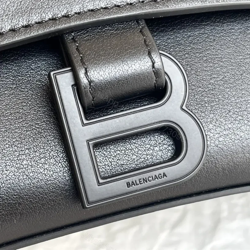 View 15 of 高仿BalenciagaDowntown系列沙漏包黑色M
