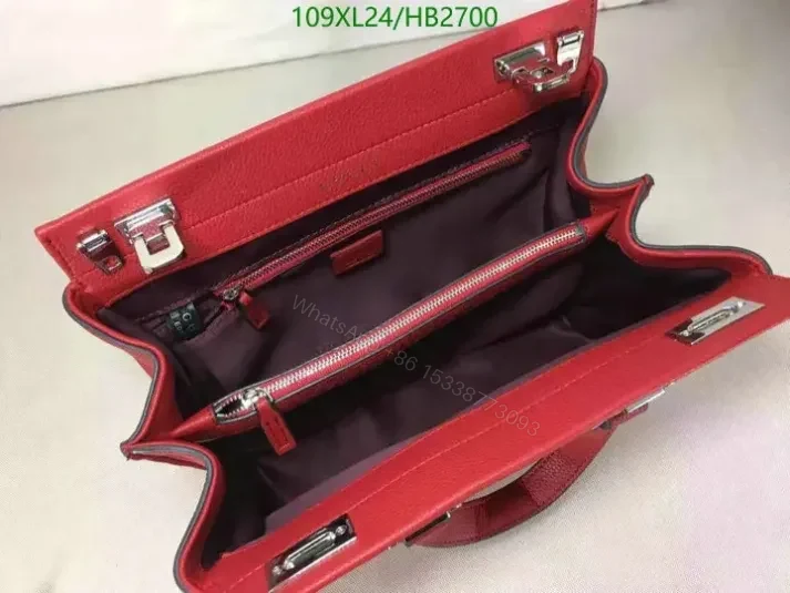 View 13 of Gucci Knockoff Black Zumi Medium Top Handle Bag HB27001