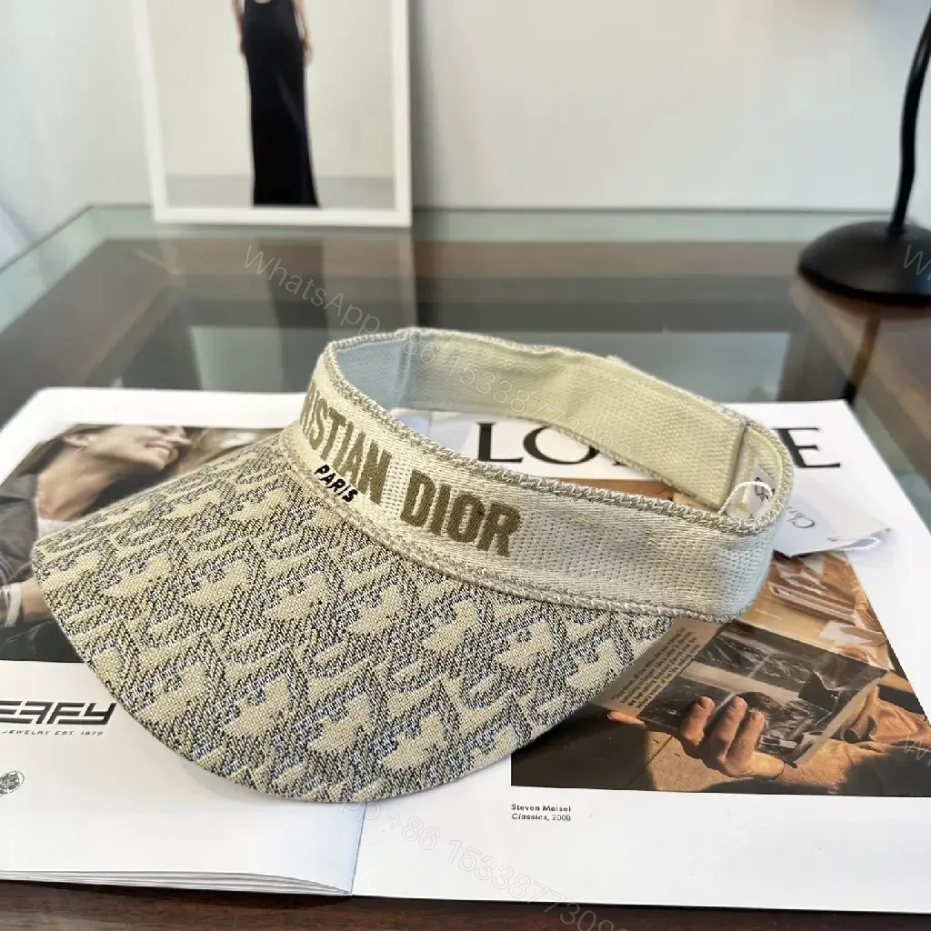 View 7 of Beige Monogram Visor — Luxe Streetwear Cap
