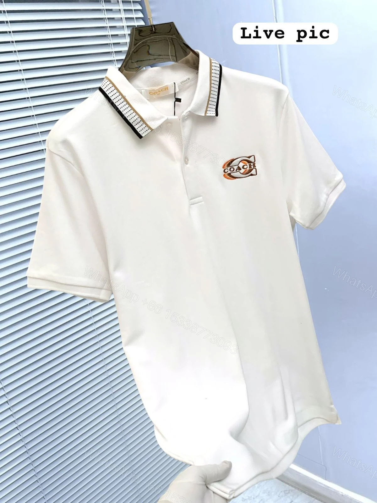 View 13 of First Copy Coach Imported Polo T-Shirt
