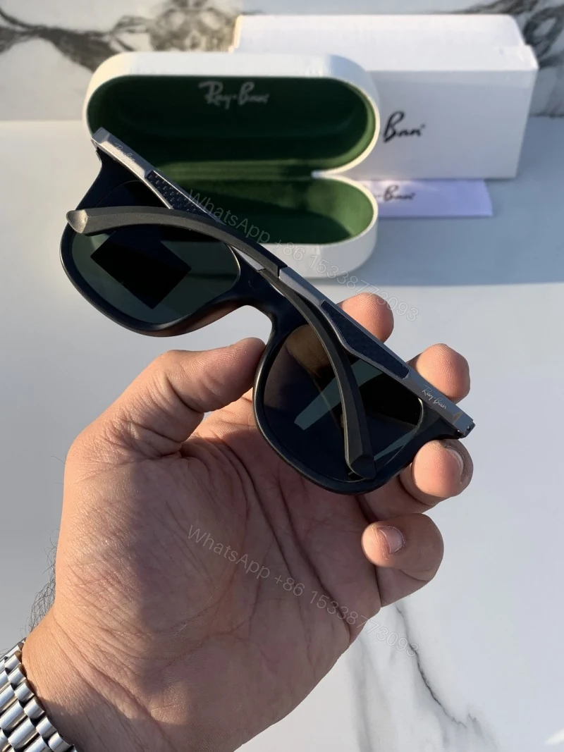 View 3 of First Copy Rayban 4287 Full Black Sunglasses