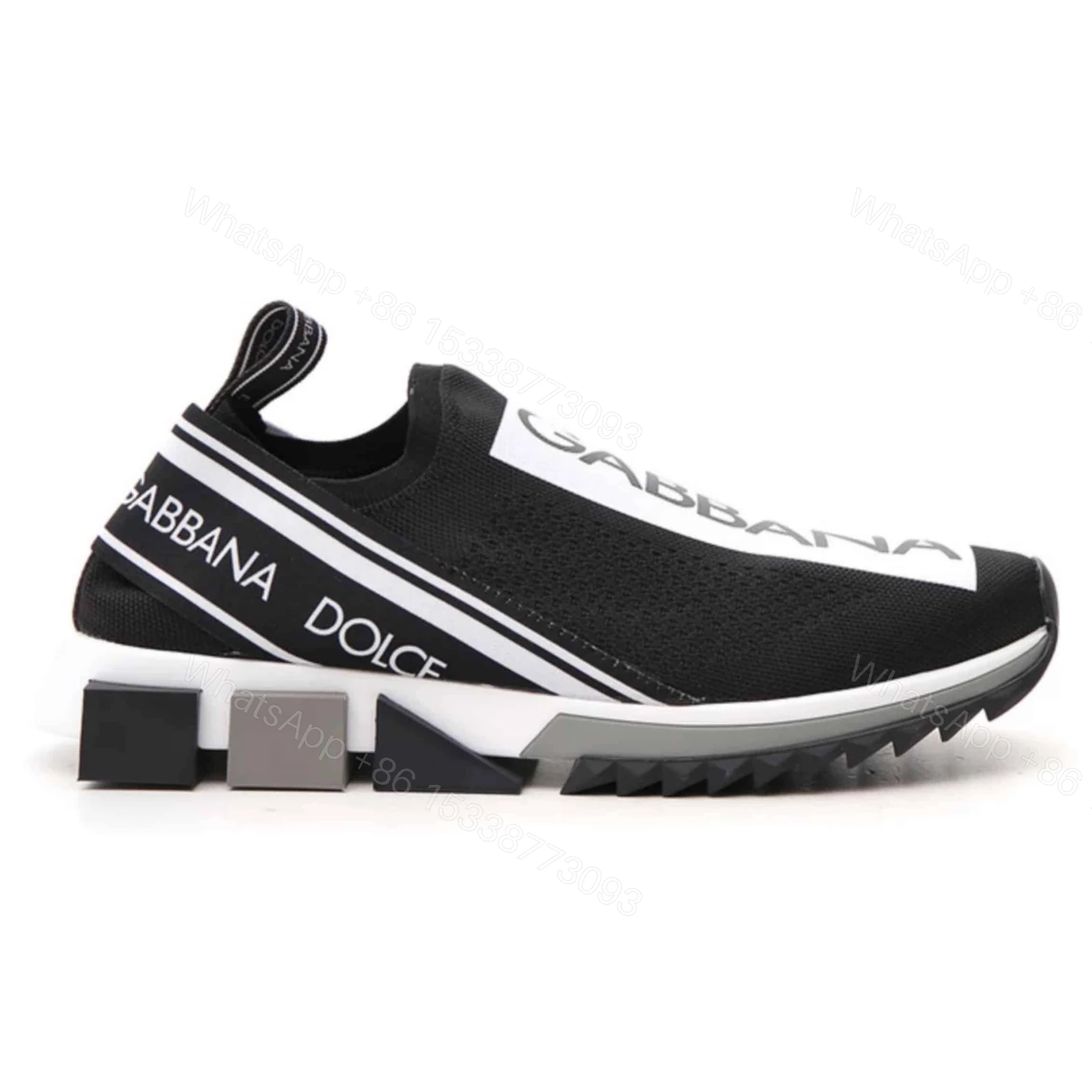 DOLCE & GABBANA STRETCH MESH SORRENTO SNEAKERS WITH LOGO – DG46 — view 1