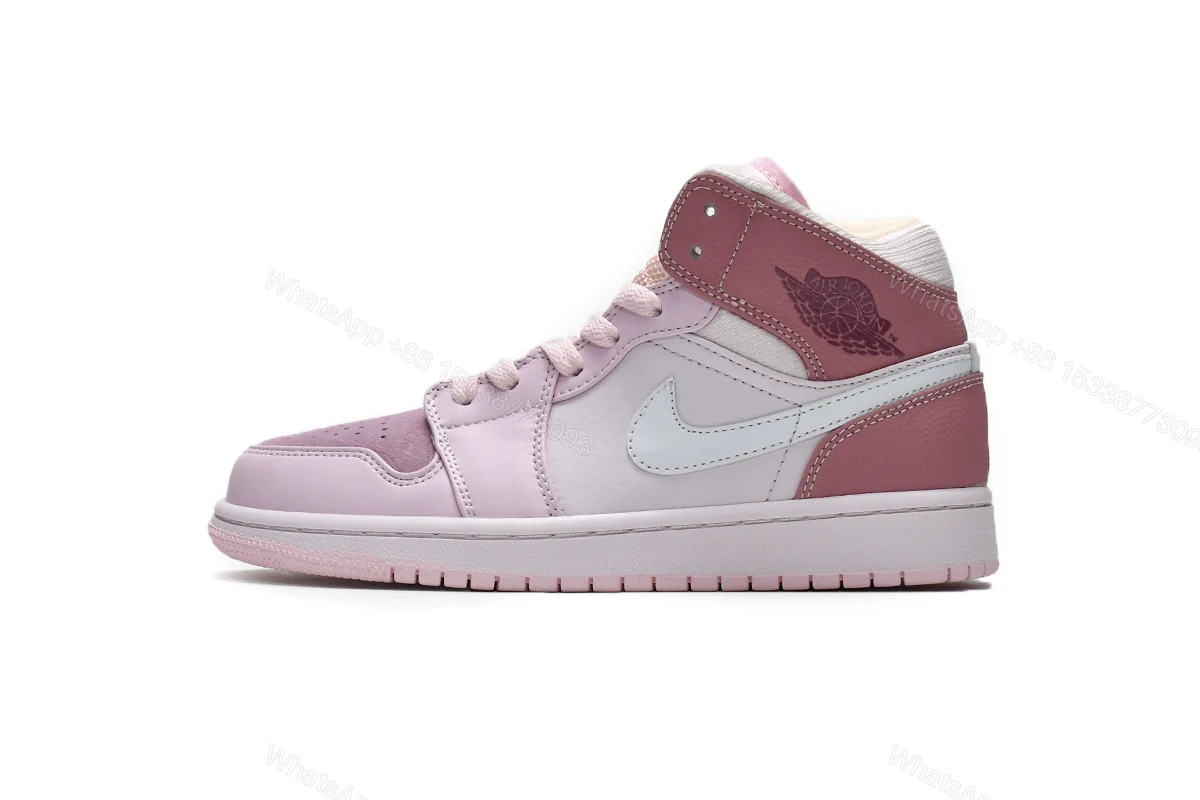 View 8 of Air Jordan 1 Mid Digital Pink (W) CW5379-600