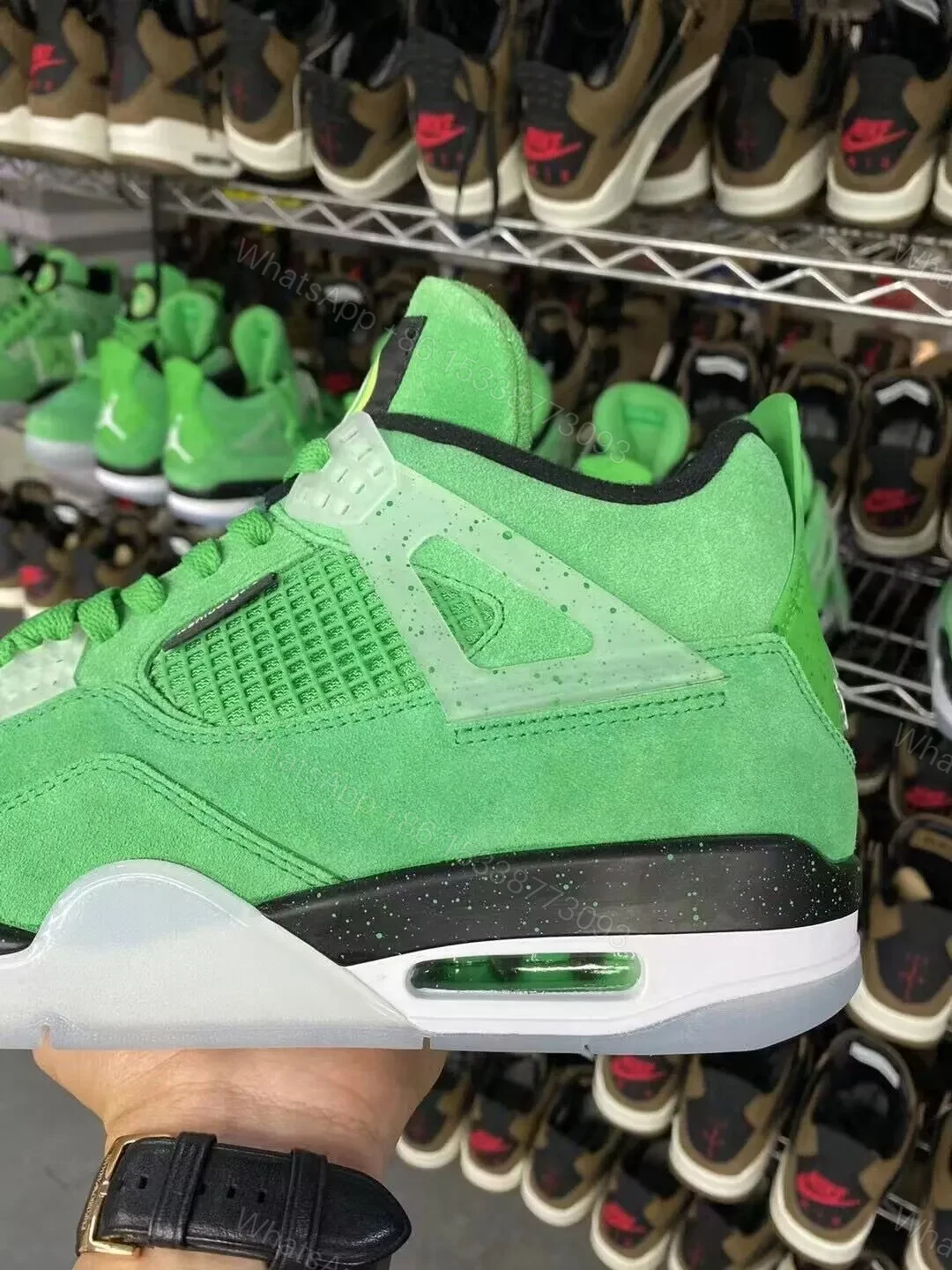 View 3 of AIR JORDAN 4 Wahlburger Reps