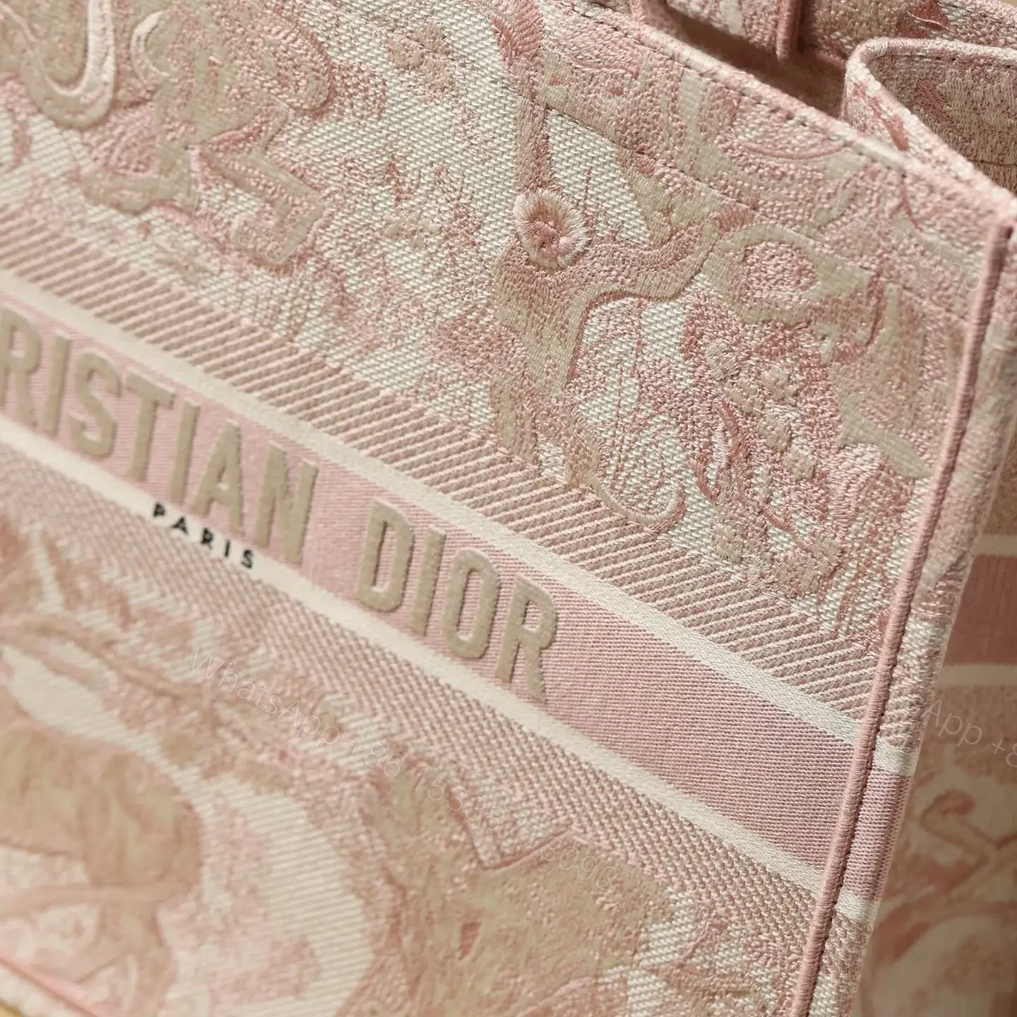 View 13 of 高仿Dior*BookTote系列粉色茹伊L手袋