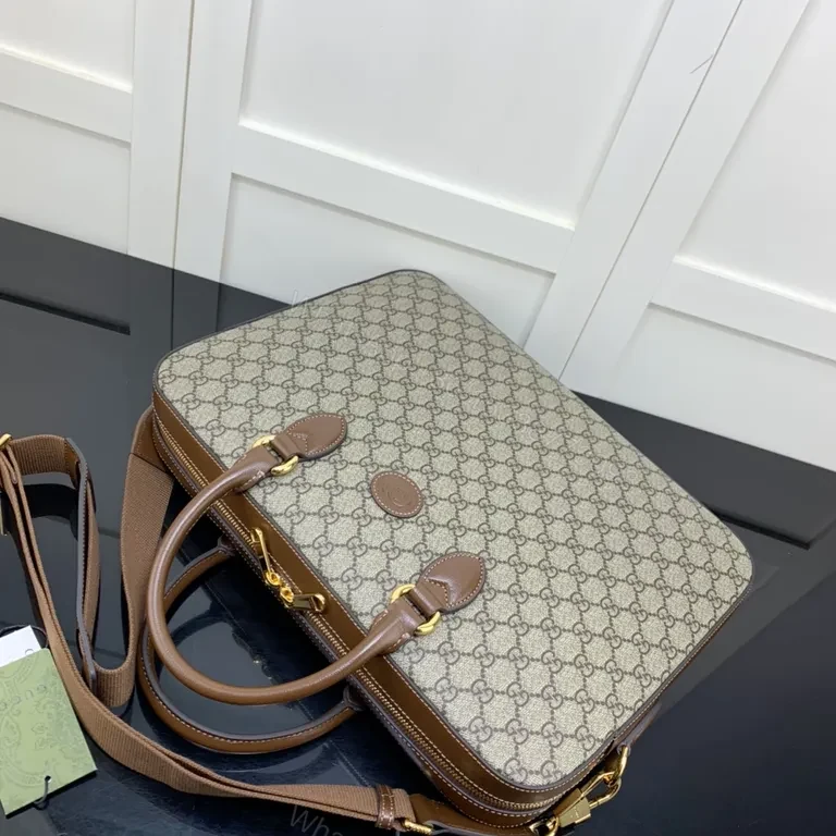 View 9 of Chic Monogram Briefcase â€” Signature Canvas, Leather, Luxe Function