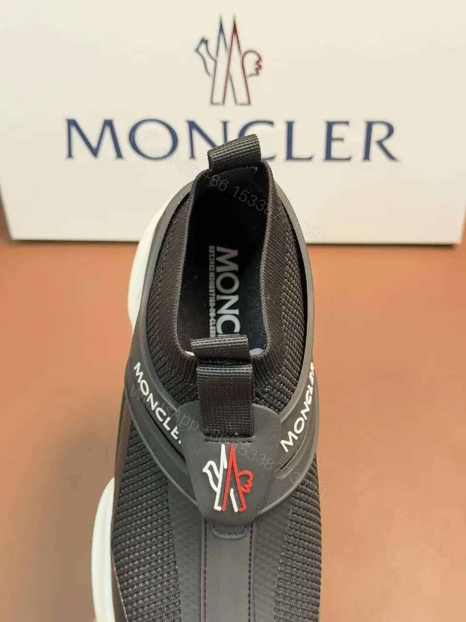 View 2 of Chunky Knit Tech Sneakers - Luxe High-Top Comfort