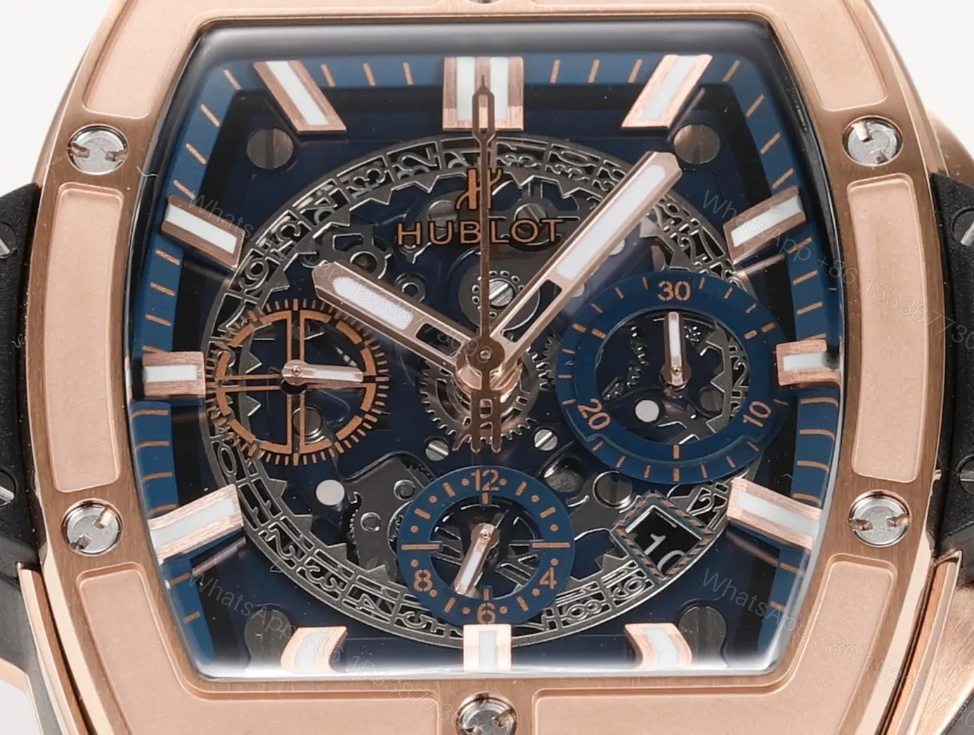 View 5 of V6 Factory Hublot Spirit Big Bang Blue Watch