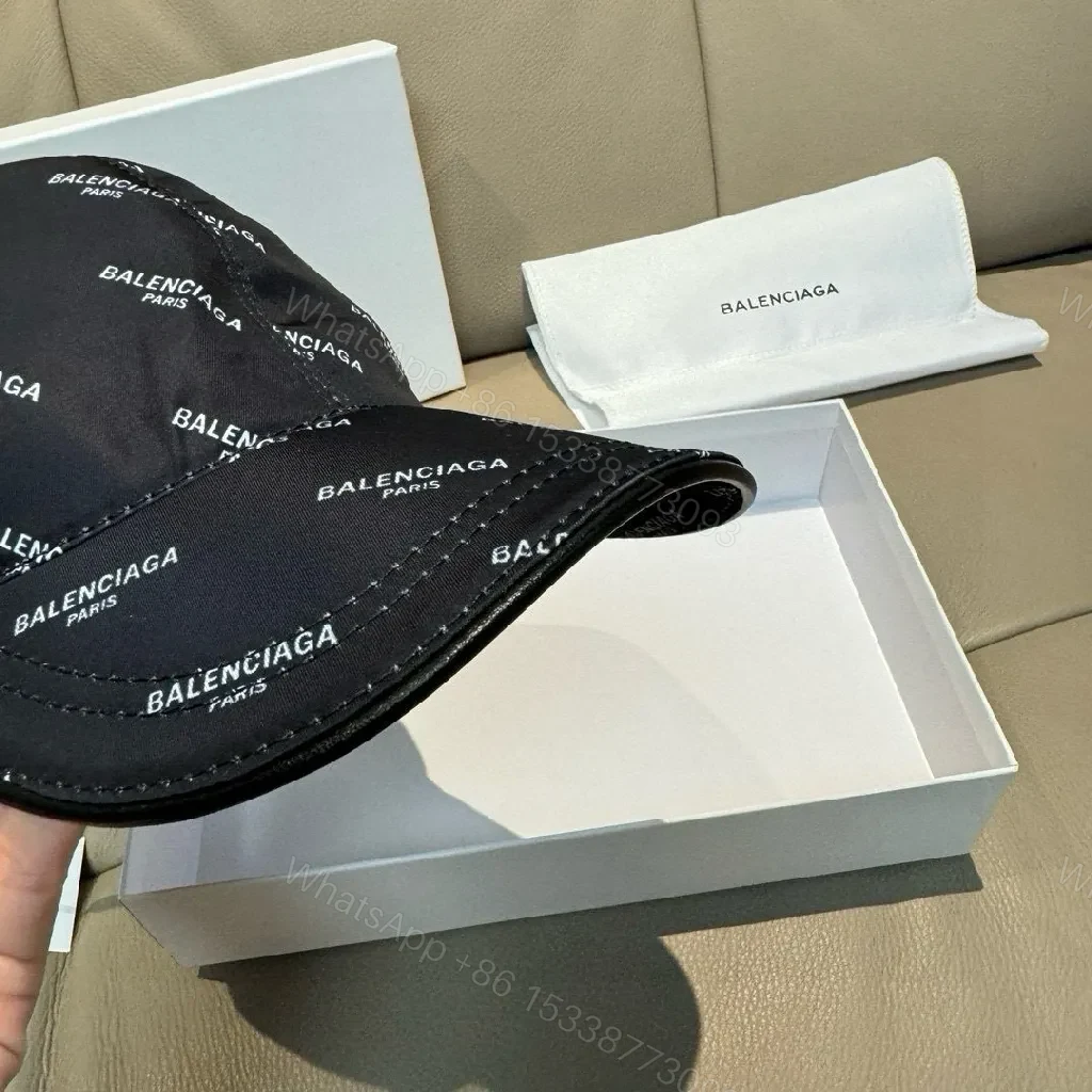 View 6 of Patterned Cap Navy Knit Cap, Subtle Luxury, All-Over Logo Print Cap