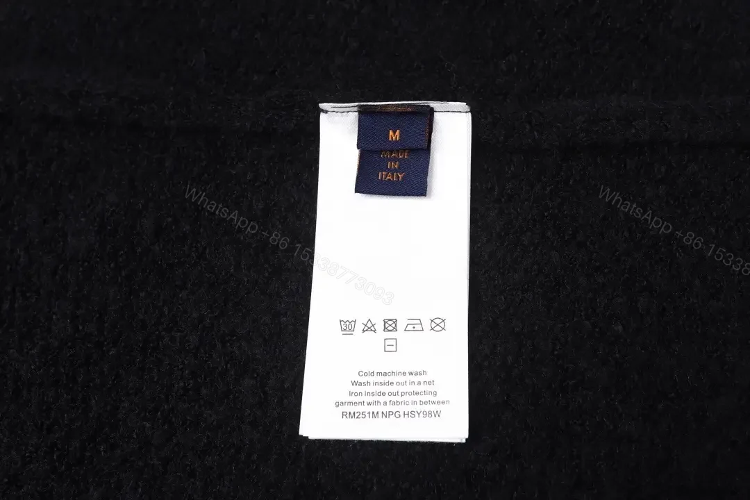 View 6 of Chunky Knit Cardigan Black – Monogram Detail, Premium Comfort Cardigan