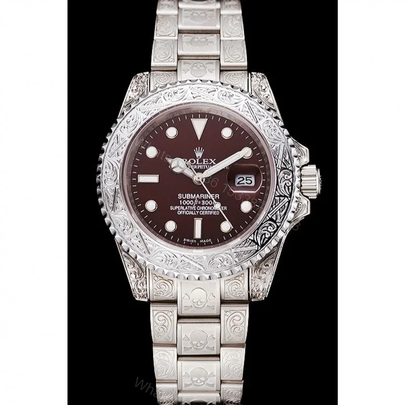 View 2 of Superclone Rolex Submariner Brown Dial 1454092