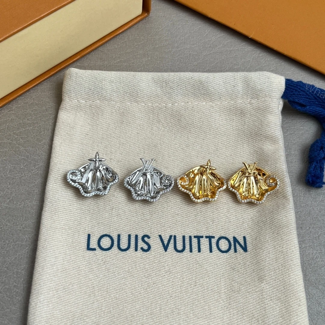 View 5 of LOUIS VUITTON LV AQUATIC EARRINGS GOLD M01632