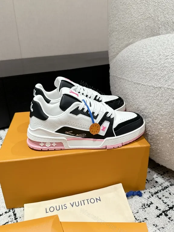 View 3 of Bold LV Pink Contrast High-Tops for All-Day Comfort