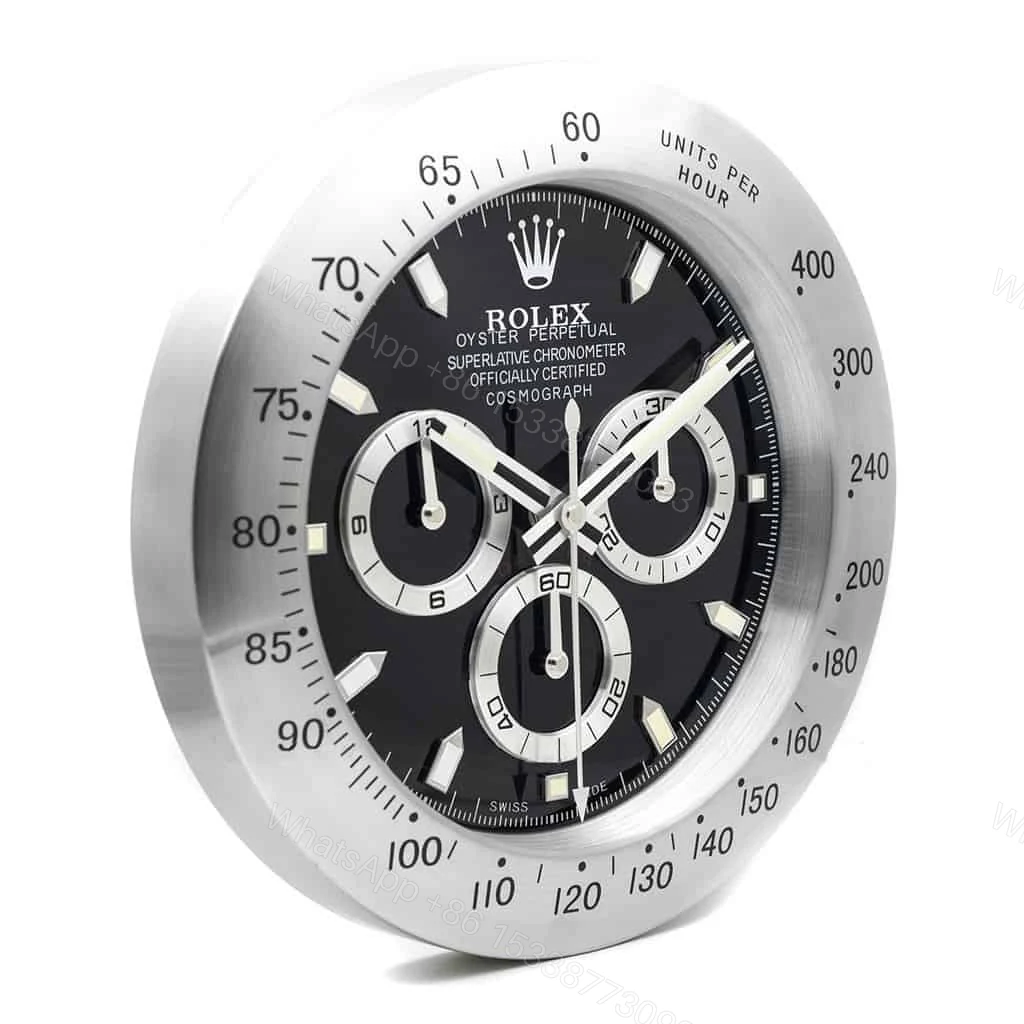 ROLEX WALL CLOCK – DAYTONA CHRONOGRAPH BLACK — view 1