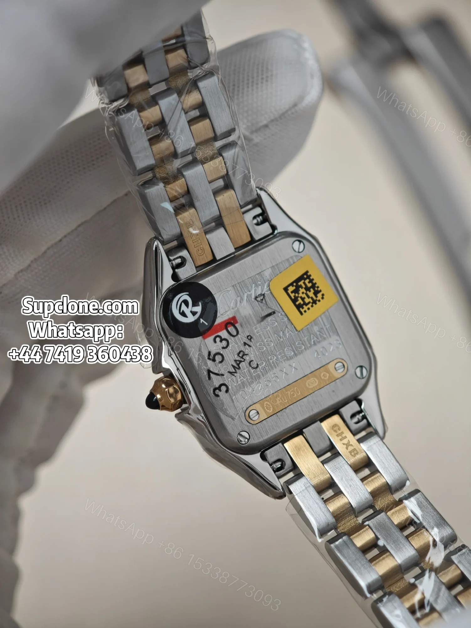 View 8 of Cartier Super Clone Watches 1:1 Panthere W3PN0007 Two Tone Diamond