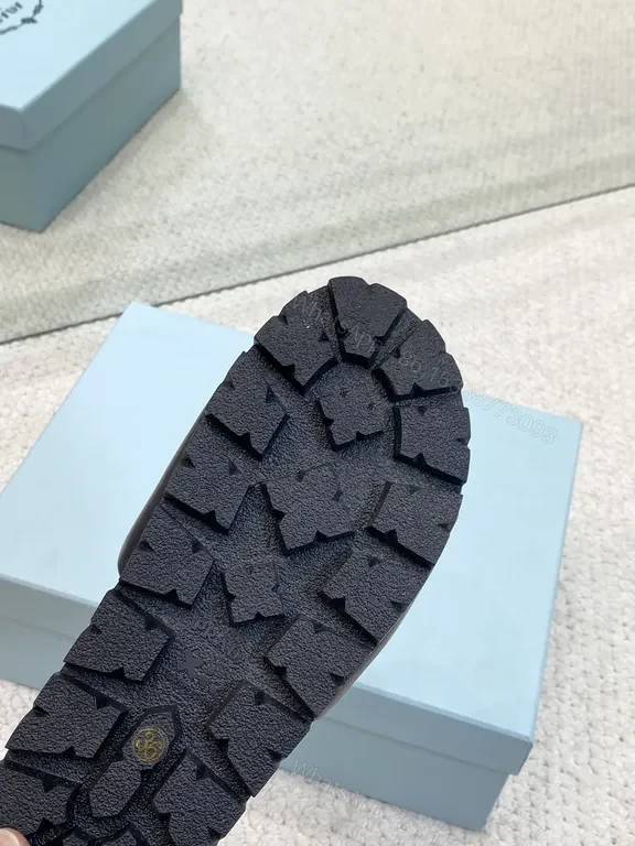 View 4 of Minimalist Prada-Influenced Leather Slide Sandals for Men