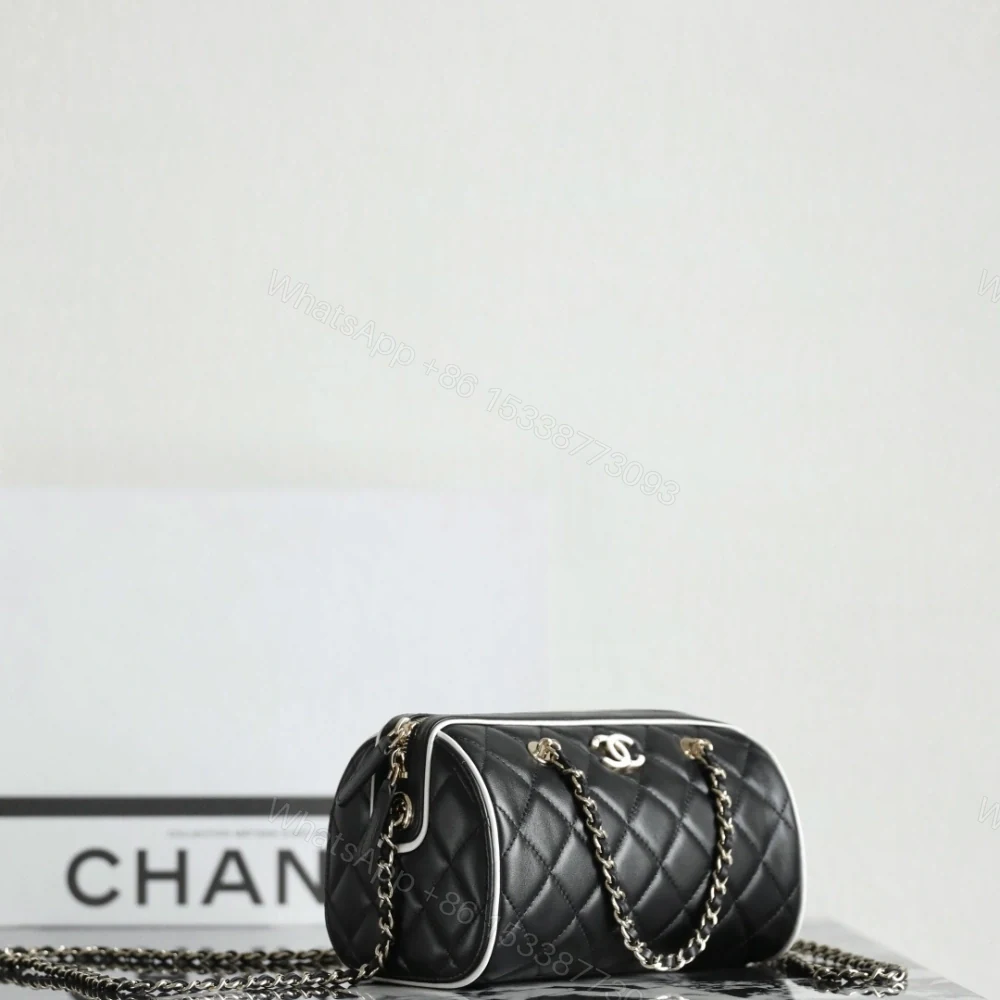 View 4 of 高仿Chanel*25P系列AS4515小羊皮拼色單肩包小號免檢版