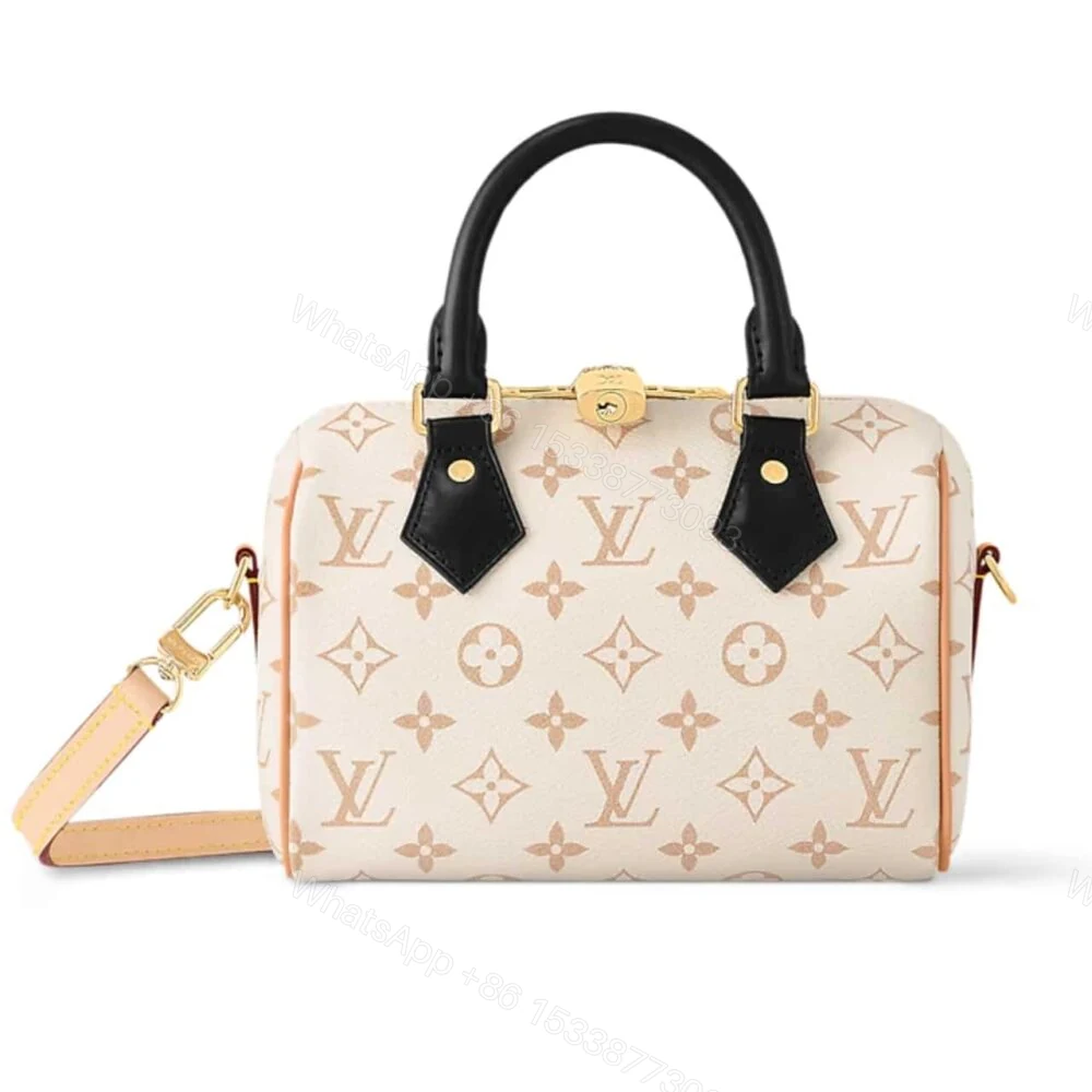 Louis Vuitton Speedy Bandoulière 20 Monogram Dune Coated Canvas 20Cm M46906 — view 1