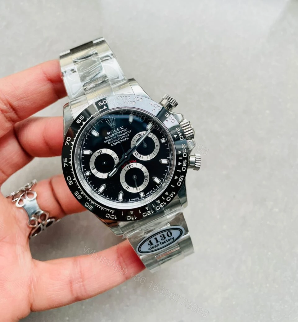 Rolex Daytona 116500 DAYTONA 1:1 Best Edition CF 904L SS Case and Black Dial SA4130 — view 1