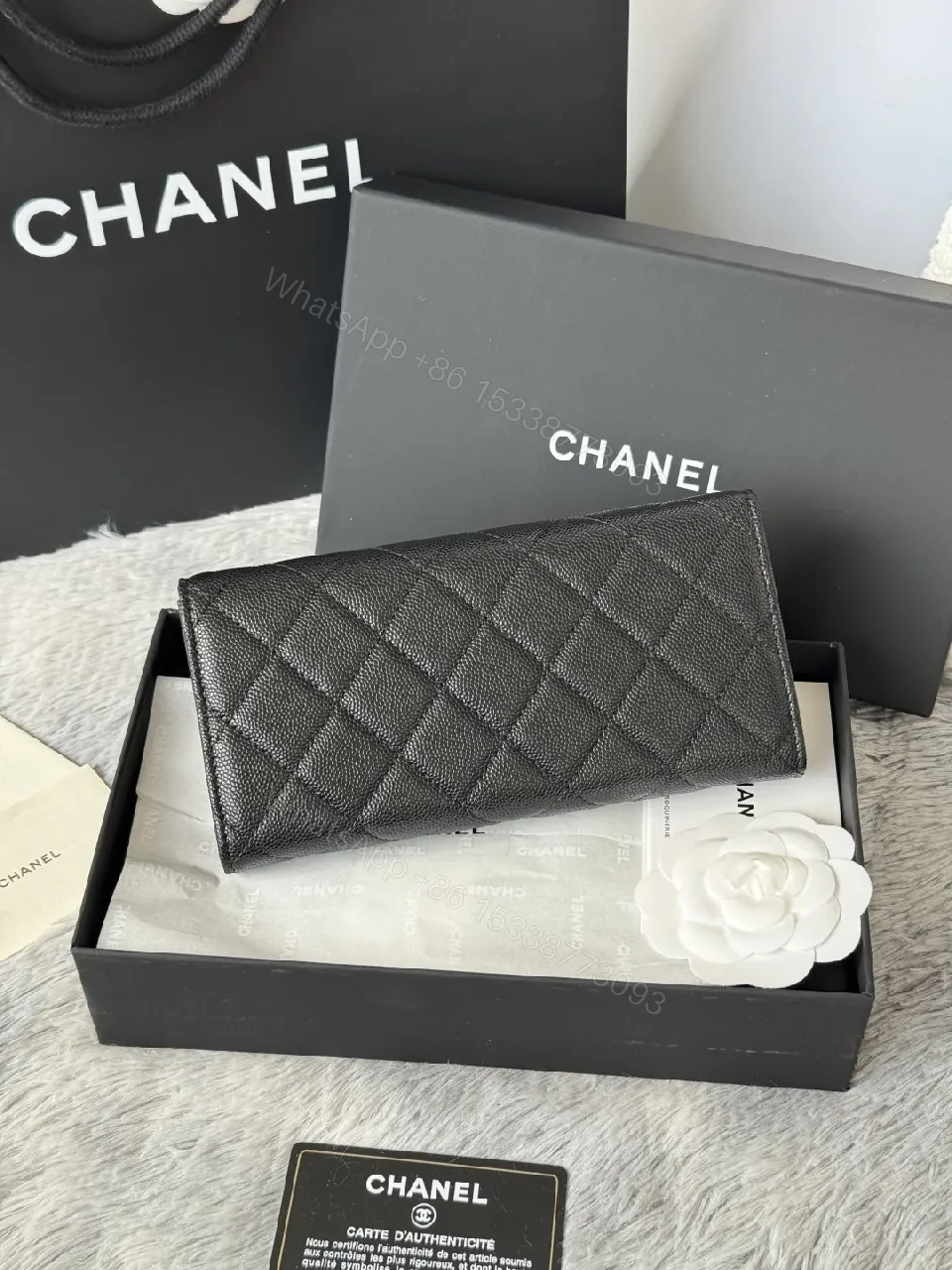 View 8 of Quilted Leather Wallet: Signature CC, Compact, Luxurious