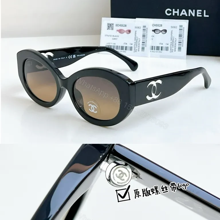 View 4 of Bold Pink Chanel-Inspired Eyewear Sunglasses