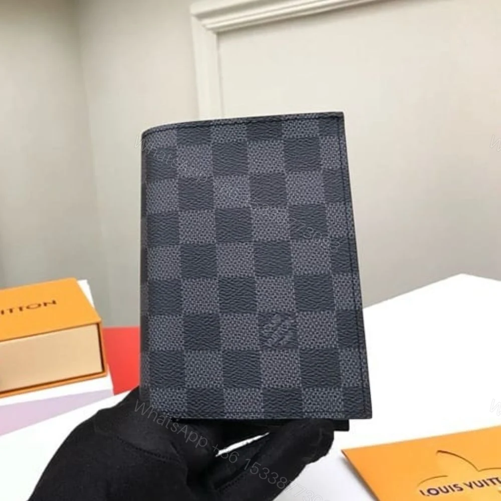 View 2 of Louis Vuitton Passport Cover Damier Graphite 14Cm N64411