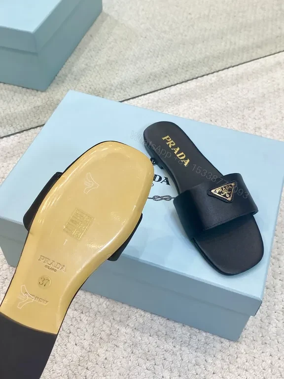 View 4 of Chic Leather Sliders + Signature Hardware + Luxury Comfort Slides